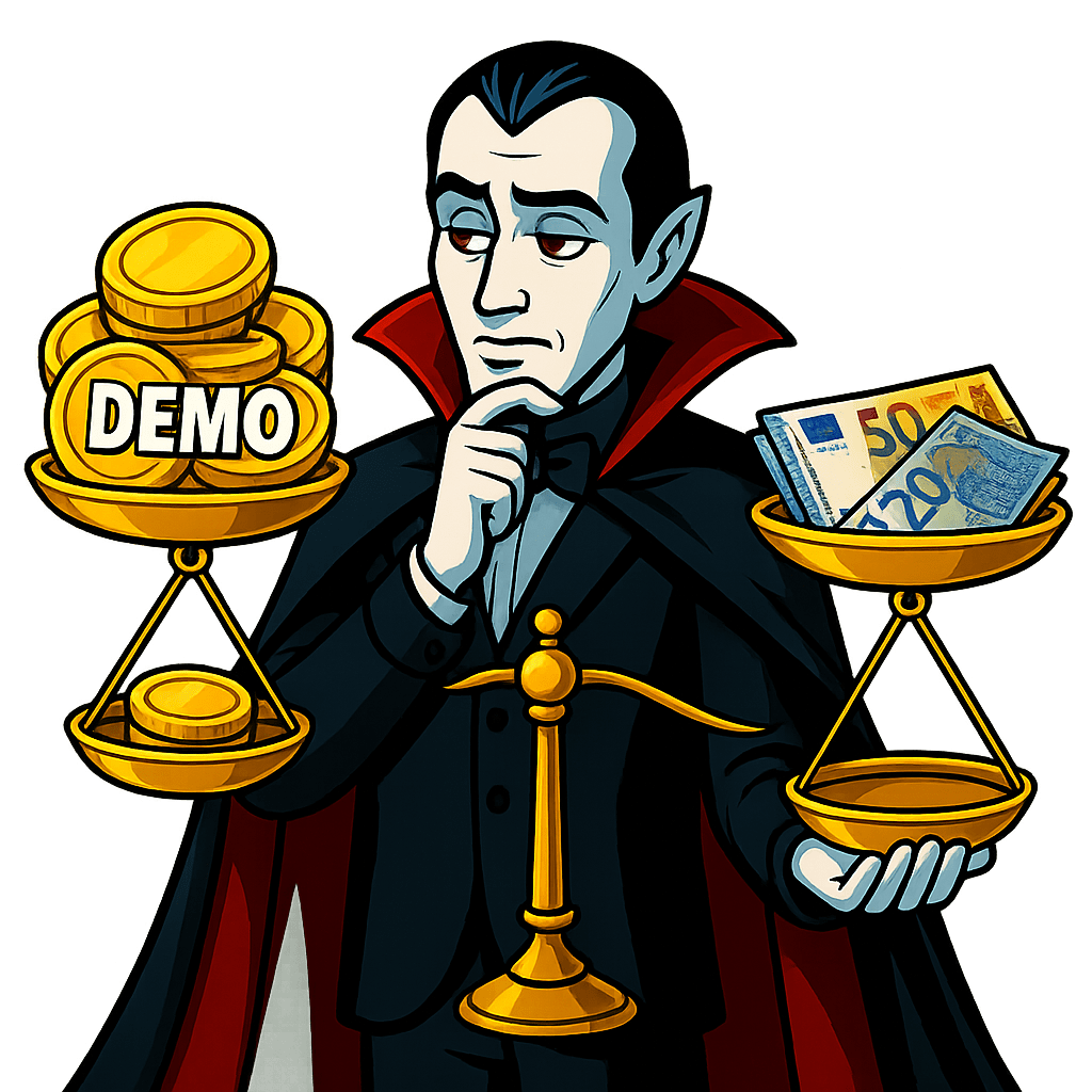 Demo vs reale Haunted House slot